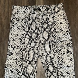 Good America snake skin jeans